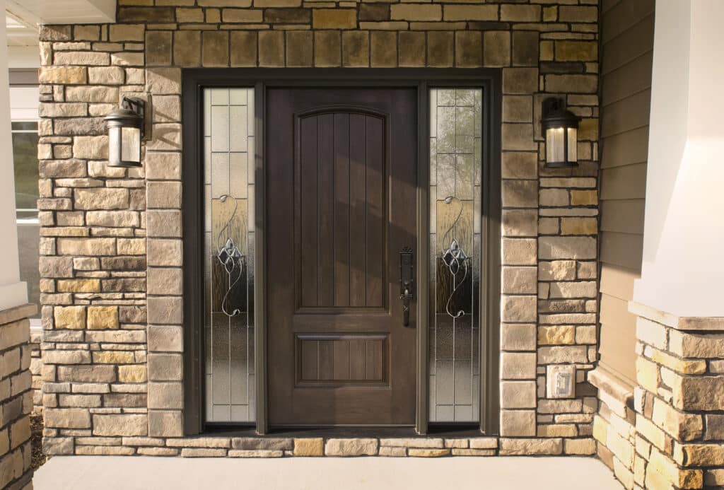This hinged entry door from Provia is a beautiful example of a new door in Salt Lake City.